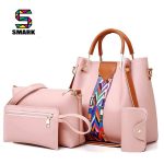 Fashion 4 PCS Women Bags Ladies Bags Handbags Purse Shoulder Bags Tote Bags Hobo Bags