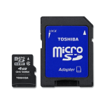 Toshiba 4GB microSD With Adapter