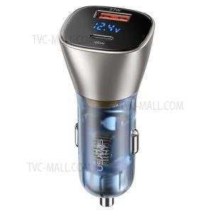 Dual Port Digital Display Fast Charging Car Charger