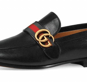 Gucci Men's Leather loafer with GG Web
