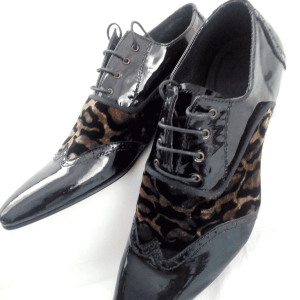 Black Mirror with Leopard Skin Combi