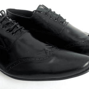 Black Mirror polished leather Italiano style