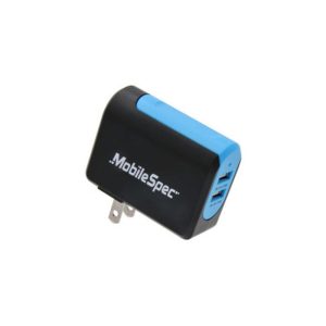MOBILESPEC AC DUAL 2.4A & 2.4A USB CHARGER