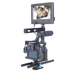 Video Camera Cage Stabilizer for Panasonic Lumix DMC-GH4 / Sony A7 & A7S & A7R &
