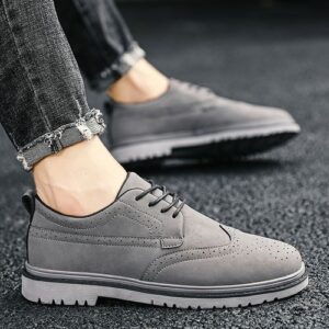 Men's Casual Sports Shoes Skate Shoes-Grey