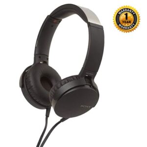 Sony MDR-XB550 AP Wired Extra Bass On-Ear Headset - Black