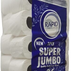 Flamingo 36 Luxury 3 ply Super Jumbo Toilet Rolls Sent Royal Mail 48hr Tracked
