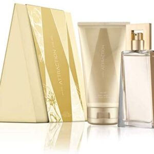 Avon Attraction Gift Set with Cosmetic Bag - For Her