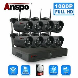 Anspo 4CH Wifi CCTV Camera kit