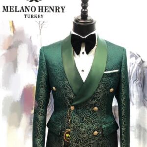 Melano Henry Green Designer Suit