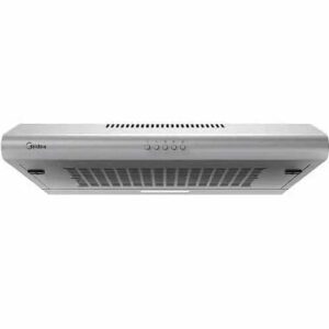 Midea 60 cm Conventional Re-Circulating Hood, Silver