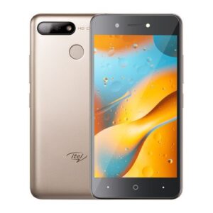 Itel P15 - 5.0" HD Screen, 16GB ROM ,1GB ROM, Android 9 Pie, 5MP + 5MP Camera, 4000mAh, Fingerprint, Face ID - Gold