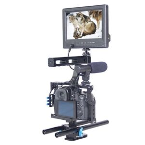 Video Camera Cage Stabilizer for Panasonic Lumix DMC-GH4 / Sony A7 & A7S & A7R &